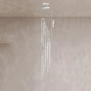 Axyaa LED Spiral Staircase Pendant Light for Modern Minimalist Villa Duplex