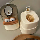Axyaa Cute Animal Toothpick Holder Container