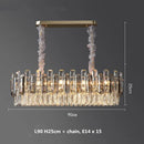 Axyaa Modern Luxury Crystal Chandelier LED Pendant Light