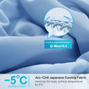 Axyaa Silky Air Condition Cooling Blanket for Bed – Double Side Cold Lightweight Blanket