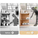 Axyaa Under Sink Organizer Slide Out Drawer for Kitchen Storage Rack