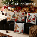 Axyaa Christmas Animals Pattern Cushion Cover for Sofa, Bedroom, Car – Home Decor