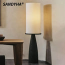 Axyaa Wooden Retro Floor Lamp for Home Decoration and Lighting Fixtures