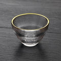 Axyaa 80ml Heat Resistant Tea Cup Vertical Texture Sake Tasting Glass