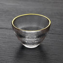 Axyaa 80ml Heat Resistant Tea Cup Vertical Texture Sake Tasting Glass