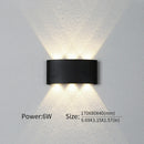 Axyaa Modern Garden Wall Light Waterproof Sconces LED Fixture IP66 AC85/265V