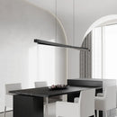 Axya Luxury Bar Chandelier: Aluminum & Glass Pendant Light for High-End Restaurant