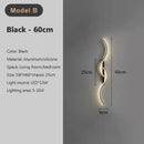 Axyaa LED Wall Light: Modern Long Strip for Bedroom and Living Room