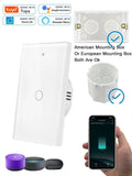 Axyaa Smart WiFi RF433 Touch Switch Voice Control App Panel Alexa Compatible