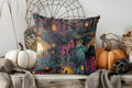 Axyaa Halloween Castle Pumpkin Print Pillow Cover for Sofa Bedroom Car