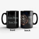 Axyaa Zodiac Constellation Coffee Mug - Customizable 12 Sign Theme Gift