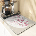 Axyaa Diatomaceous Earth Silicone Dish Mat Set - Kitchen Drying Mats