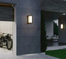 Modern LED Black Wall Sconce for House Garage Patio by Axyaa