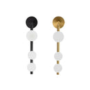 Axyaa Golden Black Metal Wall Sconces for Corridor Bathroom TV Background Mirror