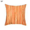 Orange Geometric Leaf Lines Pillowcase by Axyaa - Home Decor and Cozy Throw Pillows