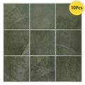 Axyaa 3D Tile Sticker Self-adhesive Wall Panel for Kitchen Bathroom - Green Tile Backsplash
