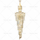 Axyaa Luxury Crystal Chandelier for Villa Hotel Duplex Building
