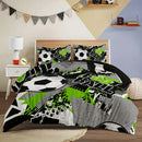 Axyaa Football Bedding Set: Duvet Cover & Pillowcase Set for Cozy Bedroom