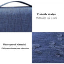 Axyaa Portable Waterproof Toiletry Washbag with Hanging Hook and Large Capacity