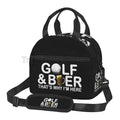 Axyaa Insulated Golf Lunch Box Tote Bag for School Work Travel Picnic