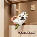 Axyaa Stainless Steel Thermal Mug with Handle and Straw Lid