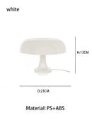 Axyaa USB Mushroom Table Lamp for Bedroom Decor