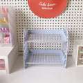 Axyaa 2 Layer Desktop Storage Rack - Cute & Kawaii Cosmetic Jewelry Organizer