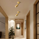 Axyaa LED Wood Ceiling Spotlight Adjustable Wall Lamp for Home Decor