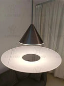 Axyaa Minimalist Round Flying Saucer Chandelier - High-end Designer Restaurant & Bar Lighting