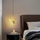Axyaa Swan Acrylic LED Pendant Chandelier for Home and Restaurant Lighting