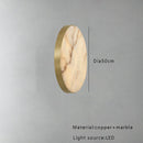 Axyaa Luxury Marble Ceiling Lamp Black Gold Modern Home Decor
