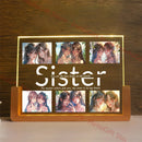 Axyaa Custom 3D Acrylic Lamp with Photo Text Night Light Gift