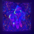 Axyaa Fluorescent Mushroom Luminous Tapestry for Interior Decoration