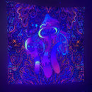 Axyaa Fluorescent Mushroom Luminous Tapestry for Interior Decoration