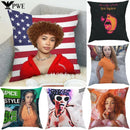 Axyaa Decorative Pillow Covers 40x40 50x50 45*45 - Ice Spice Design for Bed & Sofa