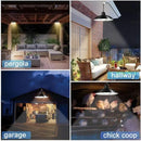 Axyaa Outdoor Solar Double-head Chandelier with Remote Control