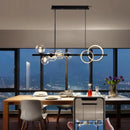 Axyaa Glass Bubble Chandelier: Nordic Minimalist Magic Bean Design
