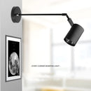 Axyaa LED Telescopic Wall Lamp Sconce - Adjustable Arm Spot Light for Gallery