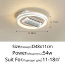 Axyaa Bladeless LED Ceiling Fan with Remote Control and Dimming - Indoor Lighting Fixtures