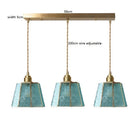 Axyaa Glass LED Pendant Lights: American Vintage Style for Dinning, Living Room & Bedroom