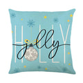 Merry Christmas Pillow Cover Set with Festive Prints - Axyaa