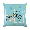 Merry Christmas Pillow Cover Set with Festive Prints - Axyaa