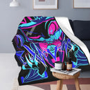 Axyaa Flannel Funny Throw Blankets - Perfect for Spring/Autumn Bedspread