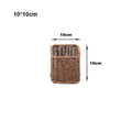 Axyaa Handwoven Rattan Wicker Serving Baskets for Bread Fruit Vegetables - 7 Styles