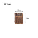 Axyaa Handwoven Rattan Wicker Serving Baskets for Bread Fruit Vegetables - 7 Styles