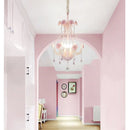Axyaa Crystal Rose Chandelier for Princess Bedroom