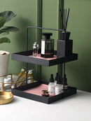 Axyaa Cosmetic Desk Organizer Jewelry Bathroom Makeup Perfume Skin Care Storage Rack