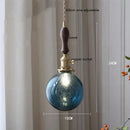Axyaa Wood LED Pendant Lamp for Bedroom Dinning Living Room
