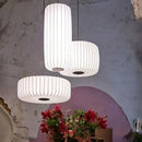 Axyaa White Cloth Pendant Light for Living Room and Restaurant