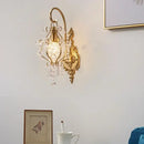 Axyaa E14 Crystal Sconce Wall Lamp Modern Rome Indoor Lighting Fixture